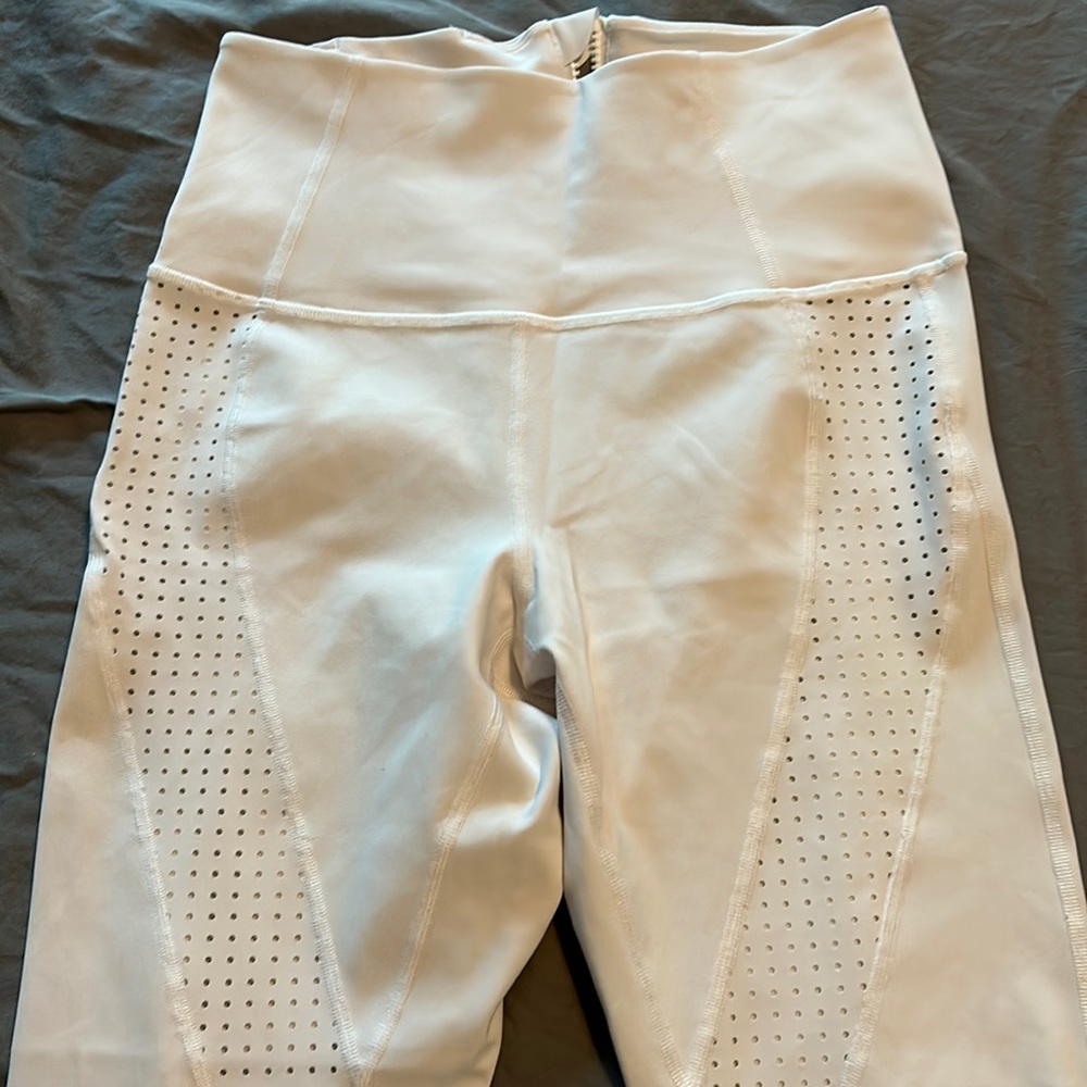 White Lululemon size 8 leggings